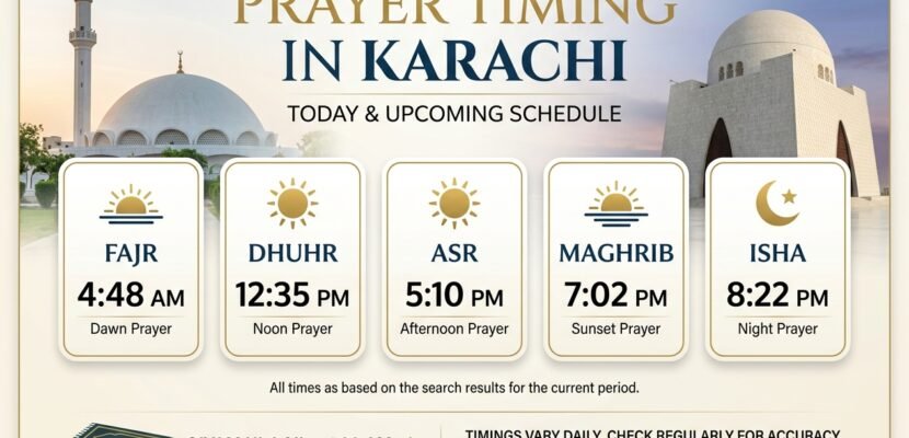 Prayer Timing in Karachi