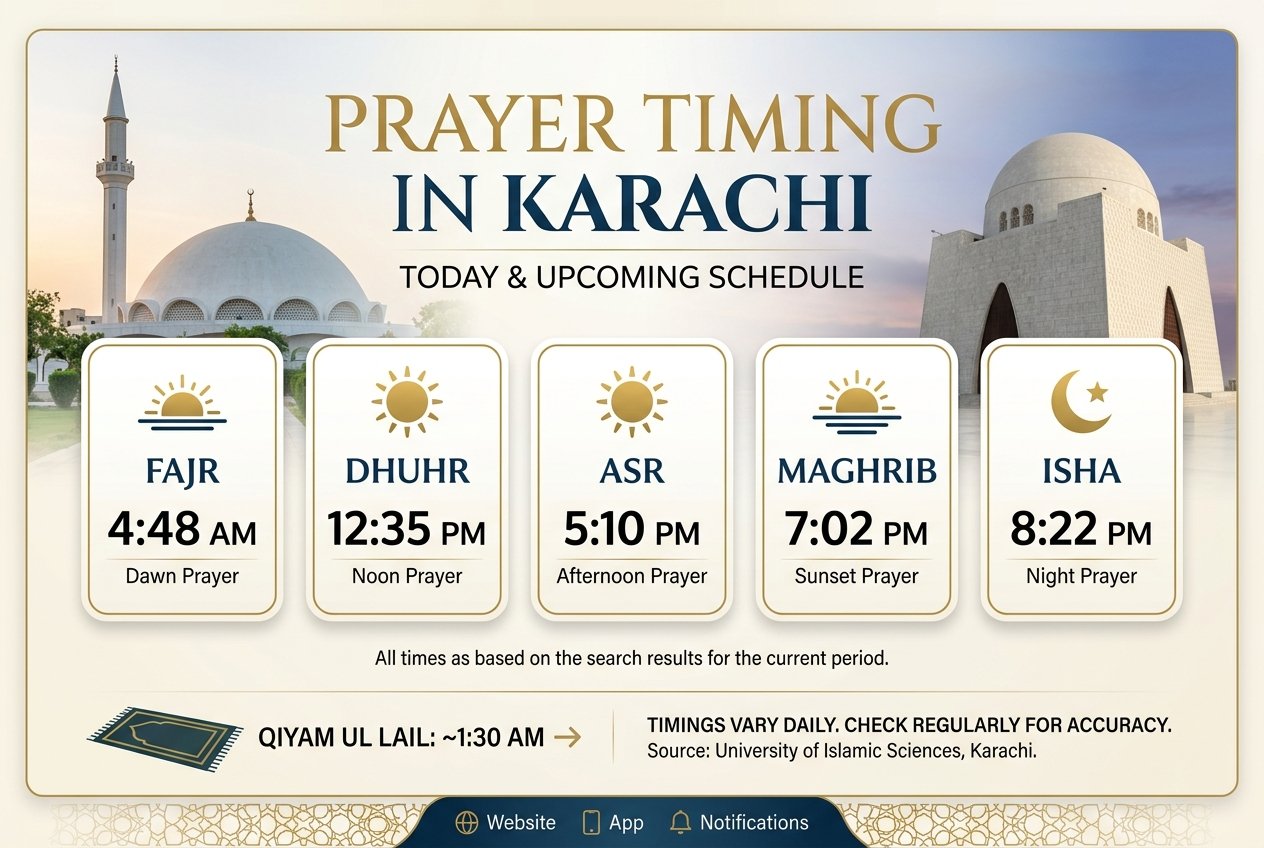 Prayer Timing in Karachi