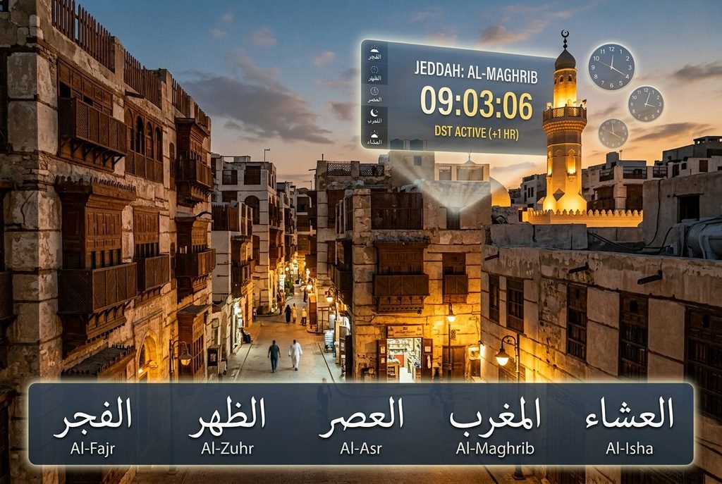 Prayer Times in Al-Balad Jeddah